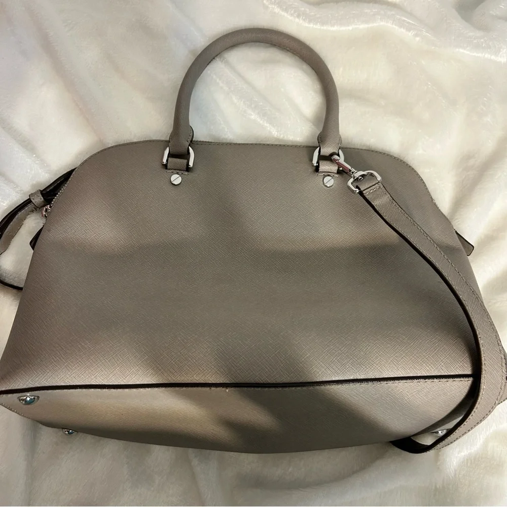 Michael Kors Taupe Satchel Bag‎